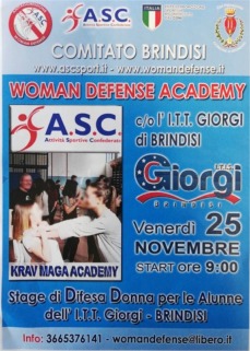 Stage di difesa femminile al Giorgi !